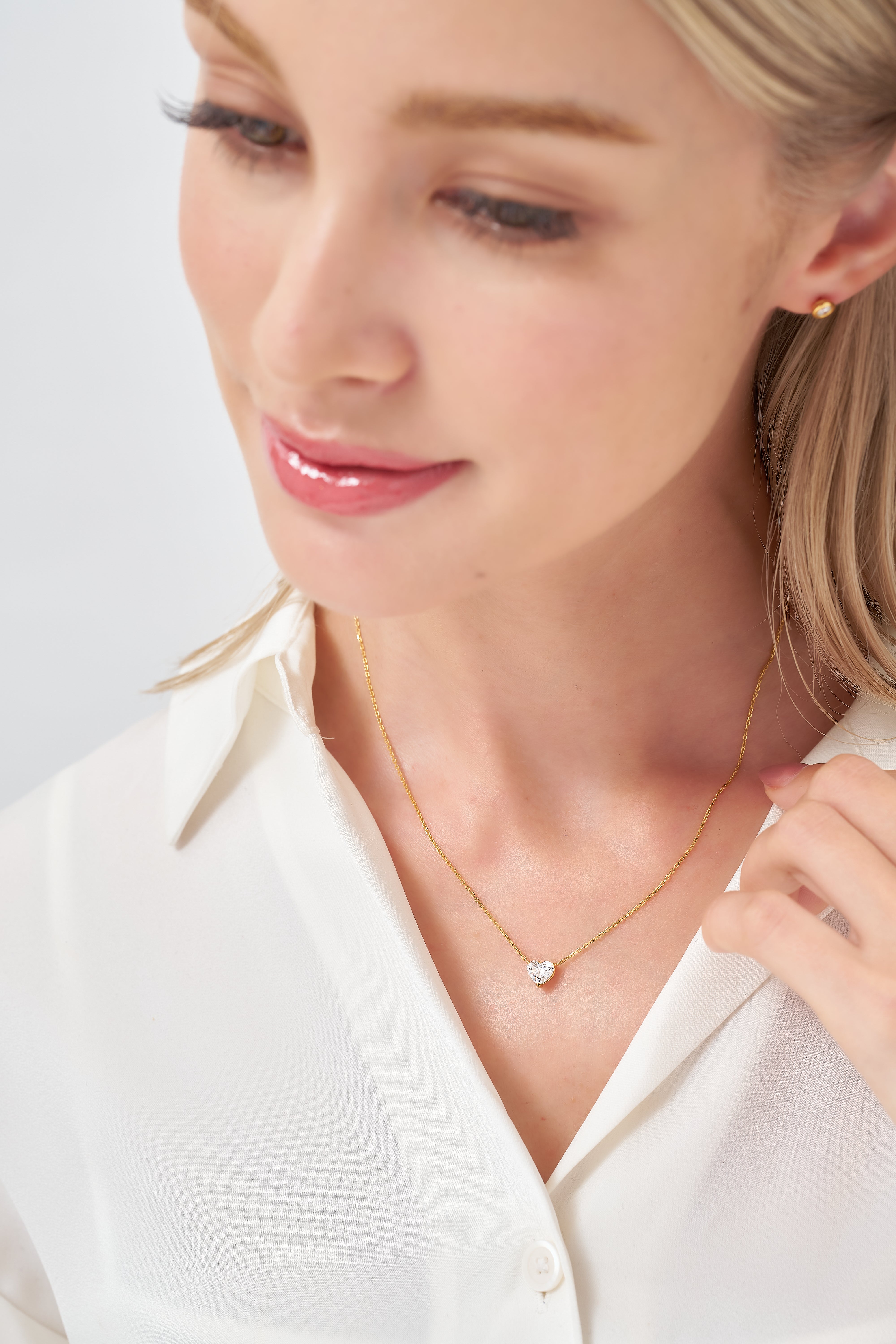 HEART SOLITAIRE PENDANT