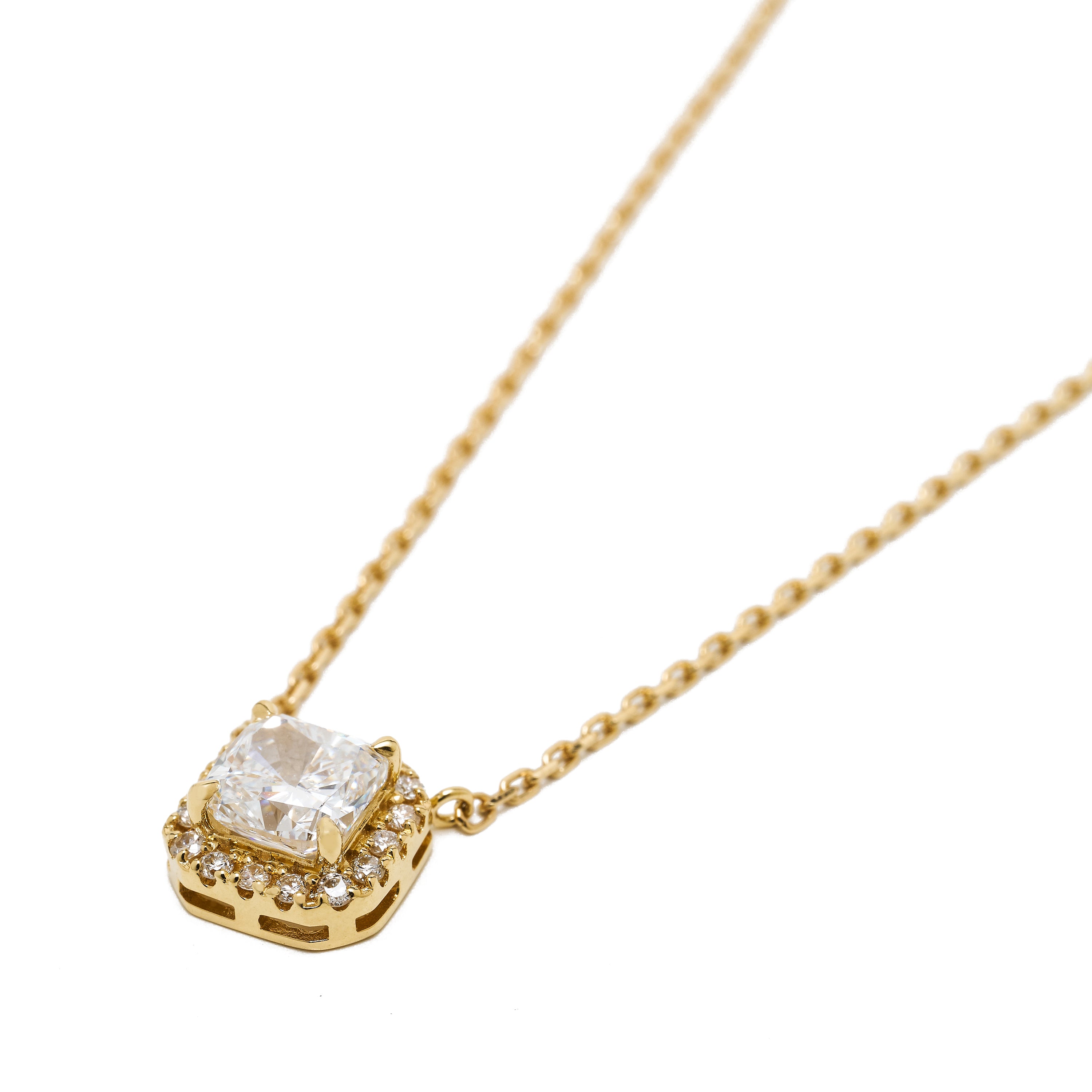 CUSHION HALO PENDANT