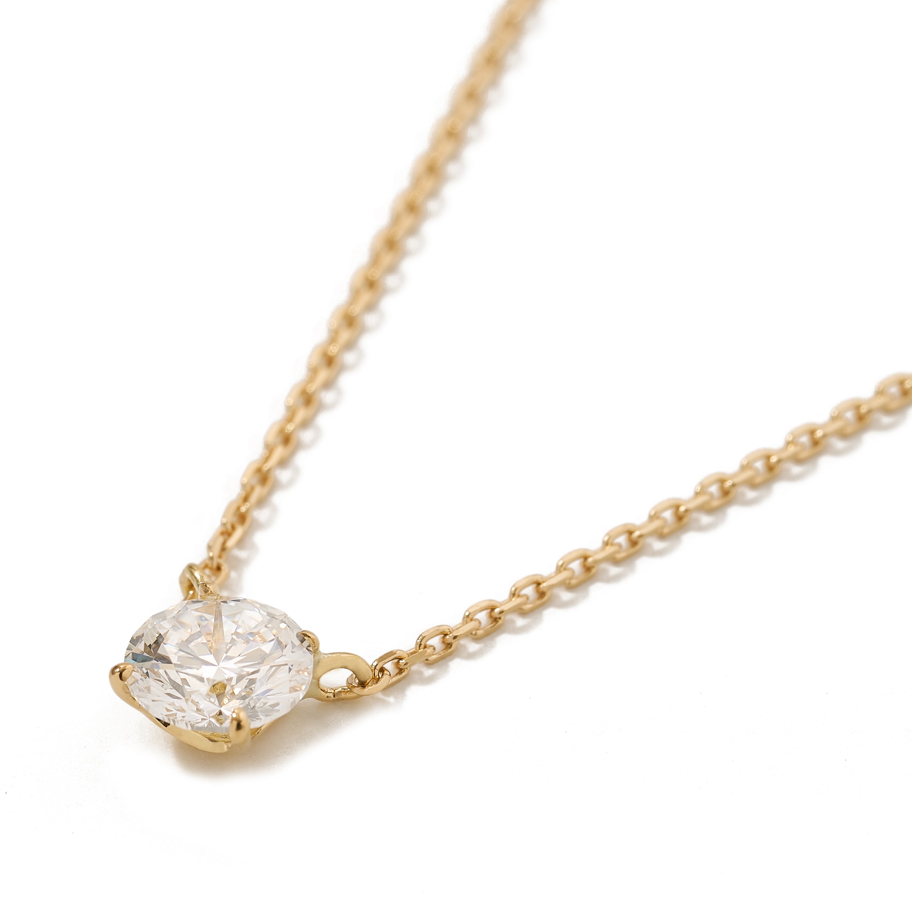 ROUND SOLITAIRE PENDANT