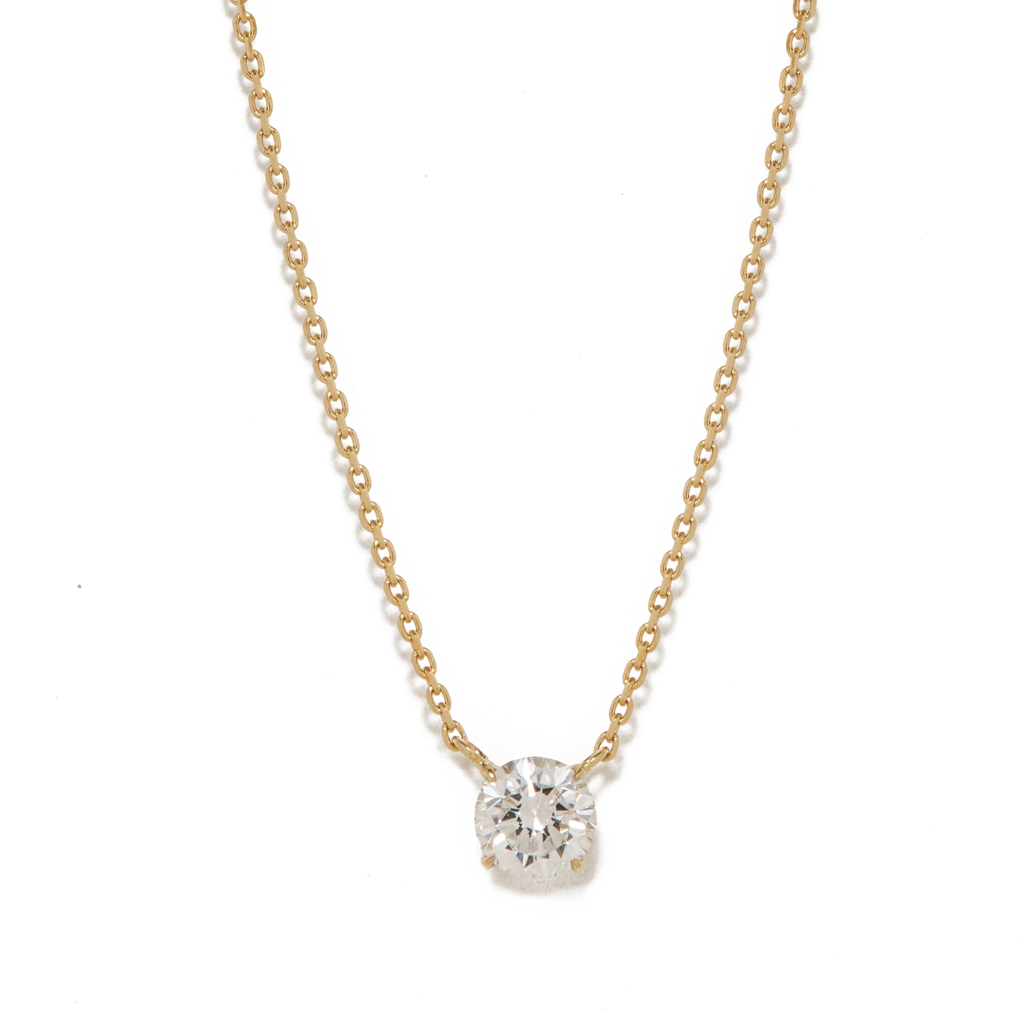 ROUND SOLITAIRE PENDANT