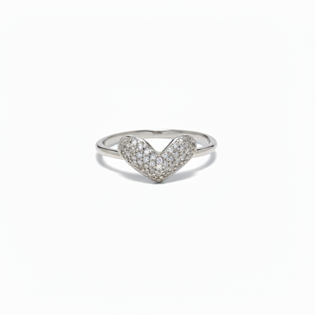 PAVÉ HEART RING