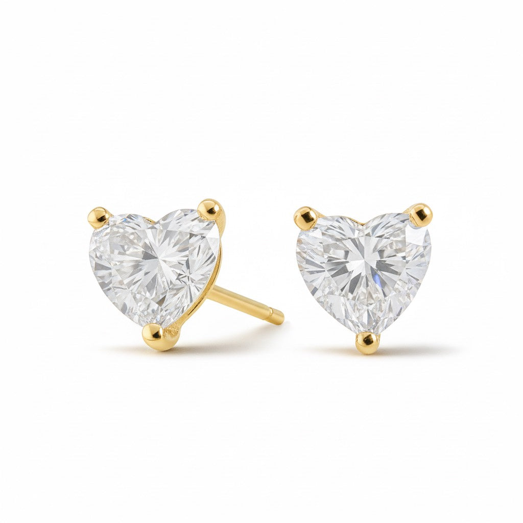 HEART STUD EARRING