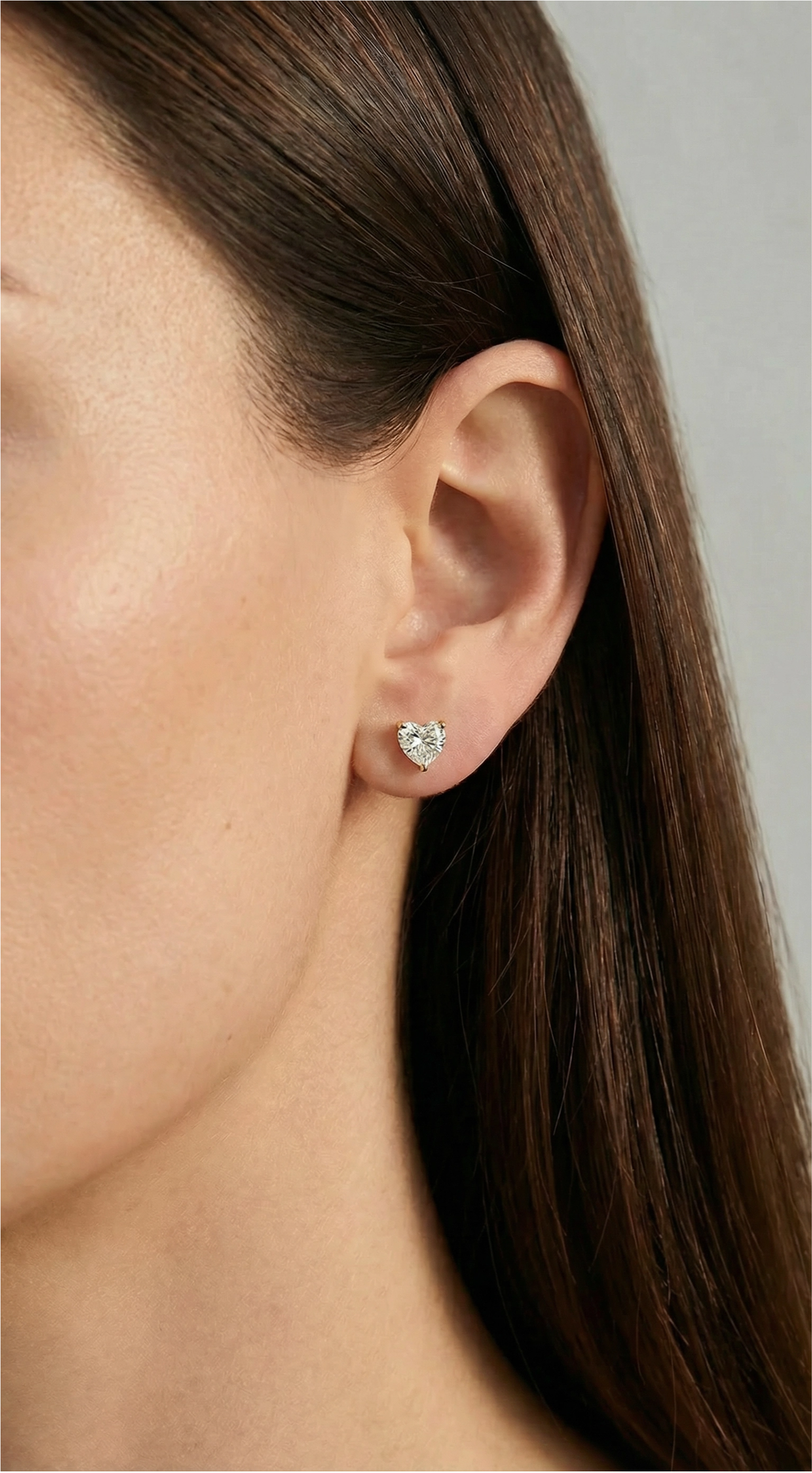 HEART STUD EARRING