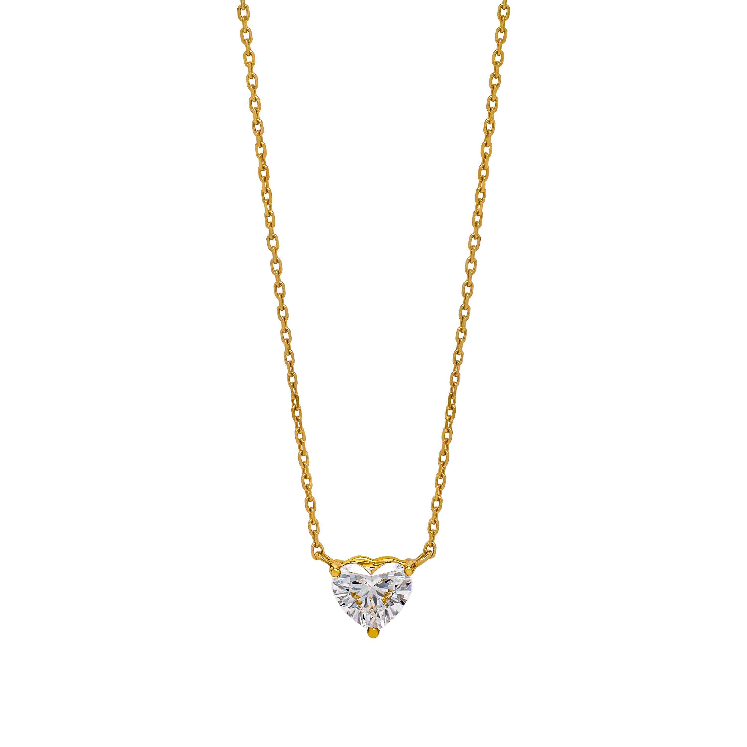 HEART SOLITAIRE PENDANT