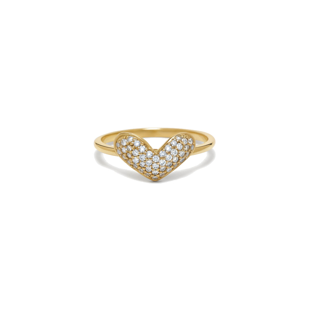 PAVÉ HEART RING