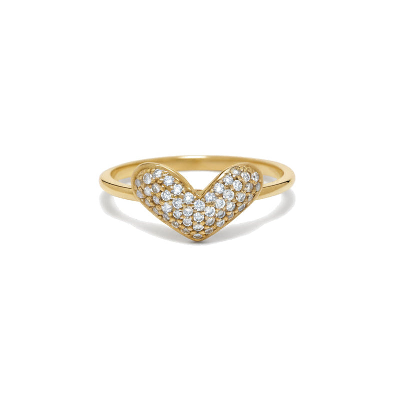 PAVÉ HEART RING
