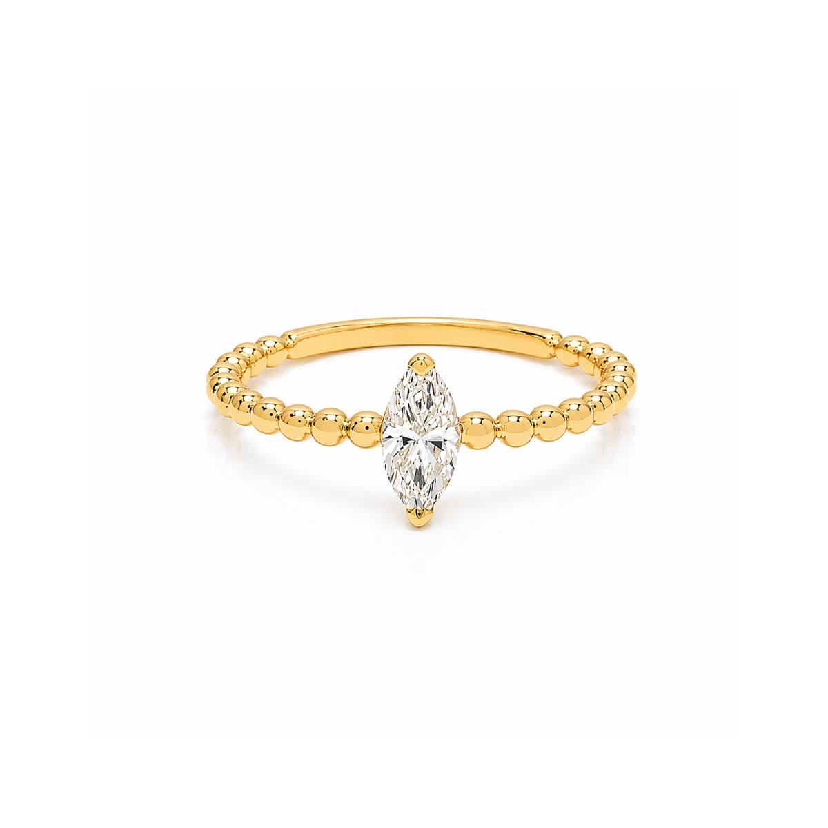 MARQUISE BALL RING