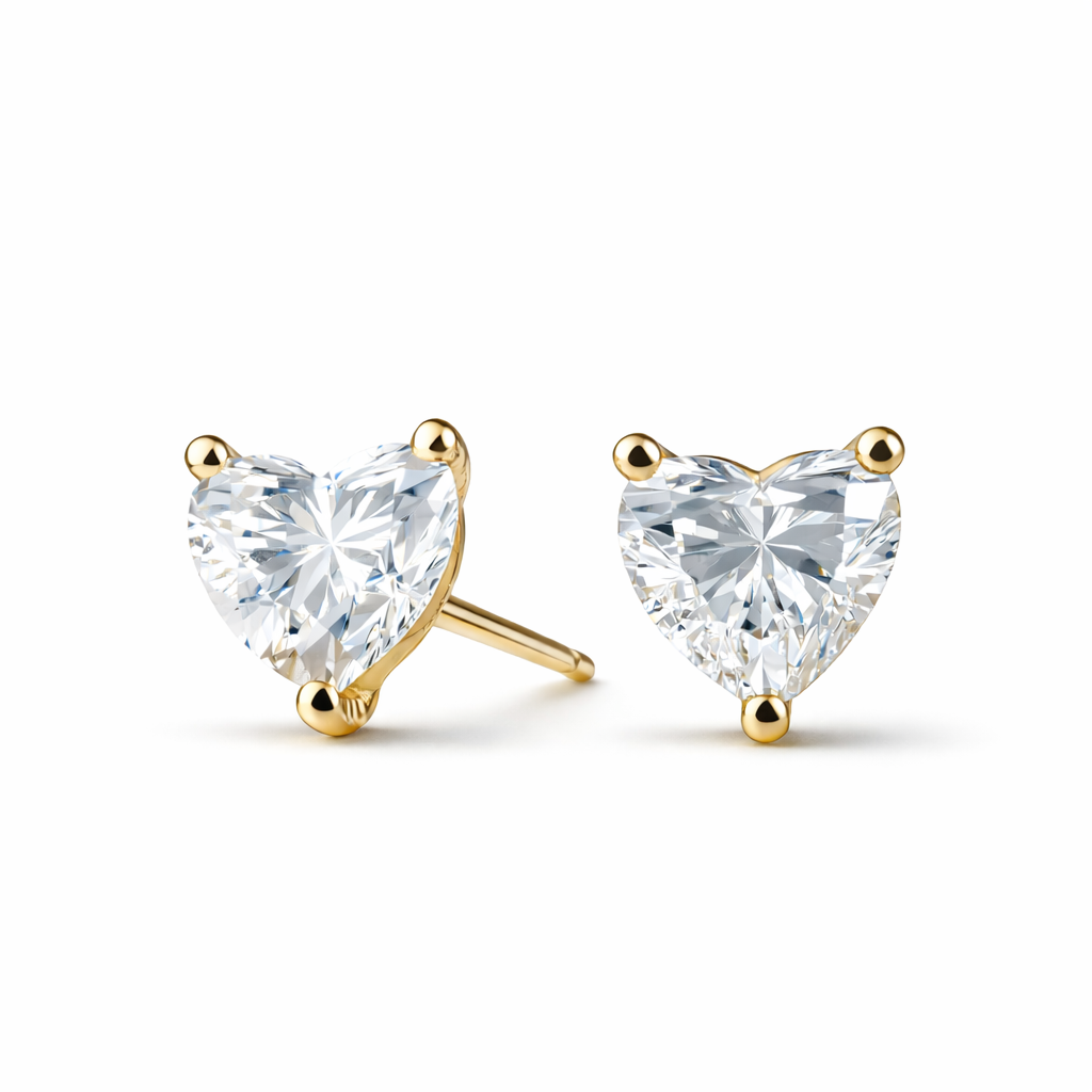 HEART STUD EARRING
