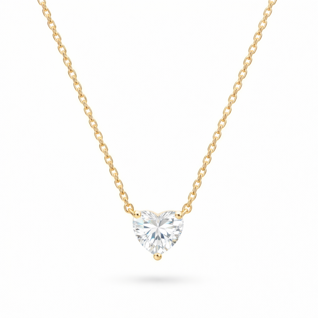 HEART SOLITAIRE PENDANT