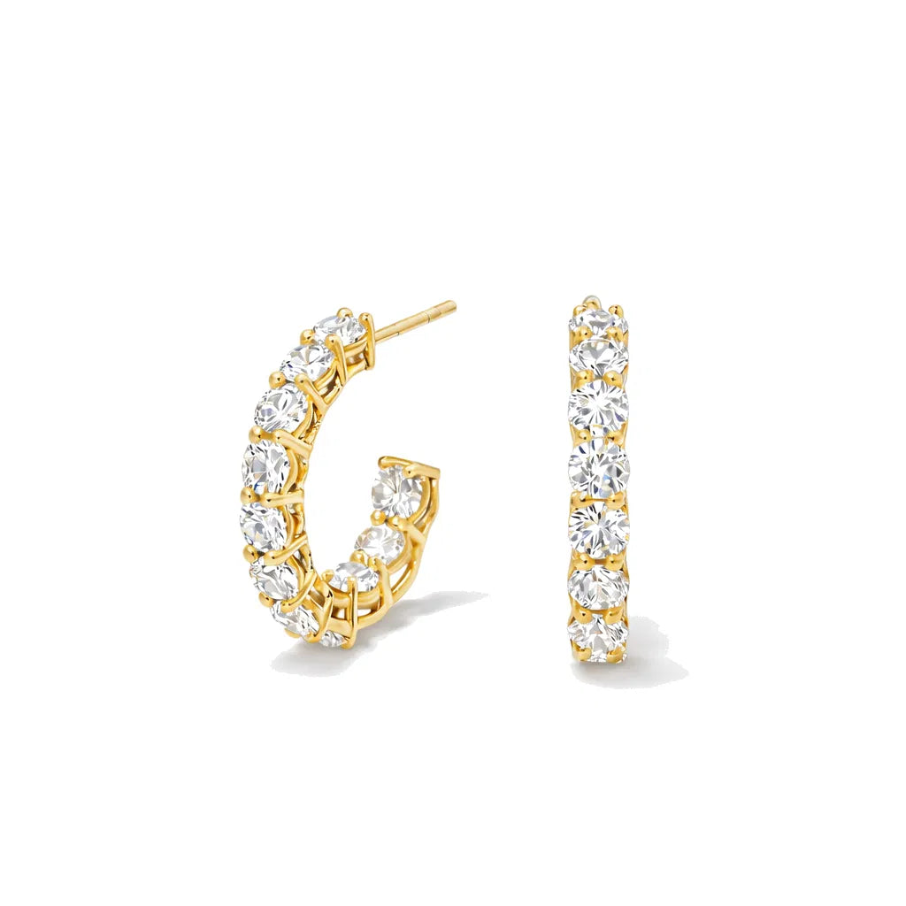 INSIDE-OUT HOOP EARRING