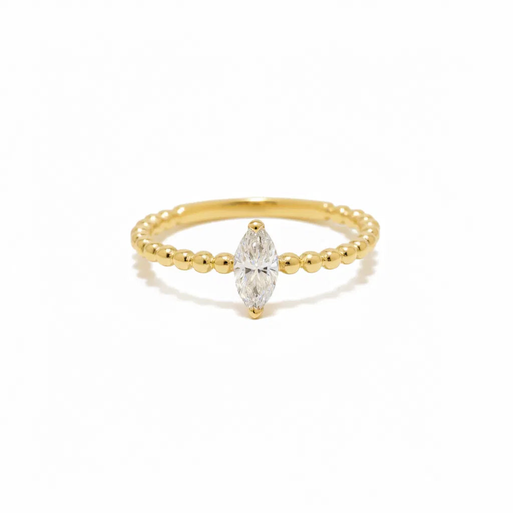 MARQUISE BALL RING