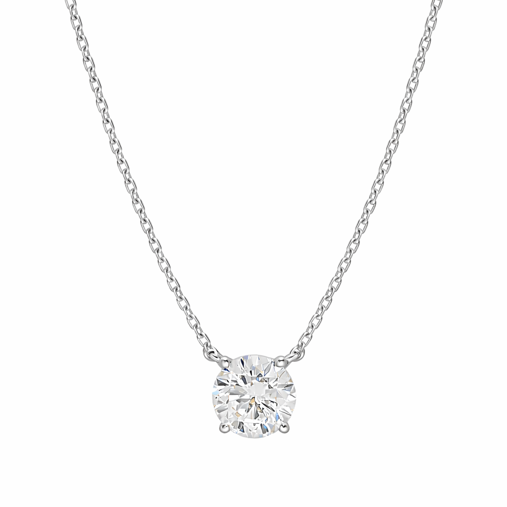 ROUND SOLITAIRE PENDANT